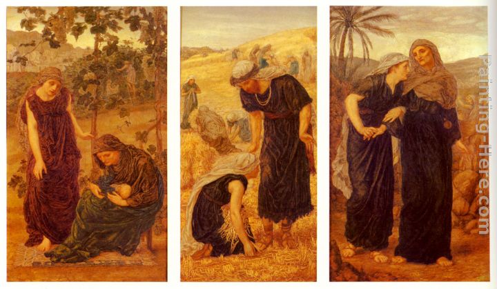 The Story of Ruth painting - Thomas Matthews Rooke The Story of Ruth art painting